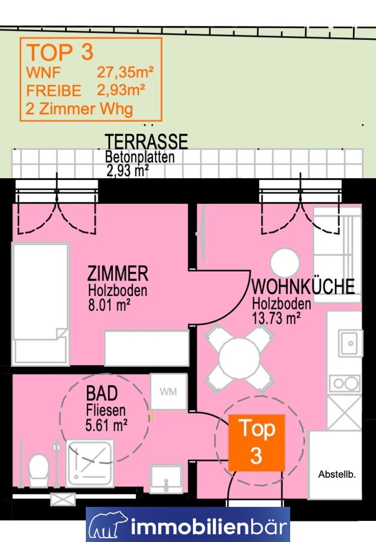 Smartes 2-Zimmer Investment | Kompakt, modern, gefragt – další