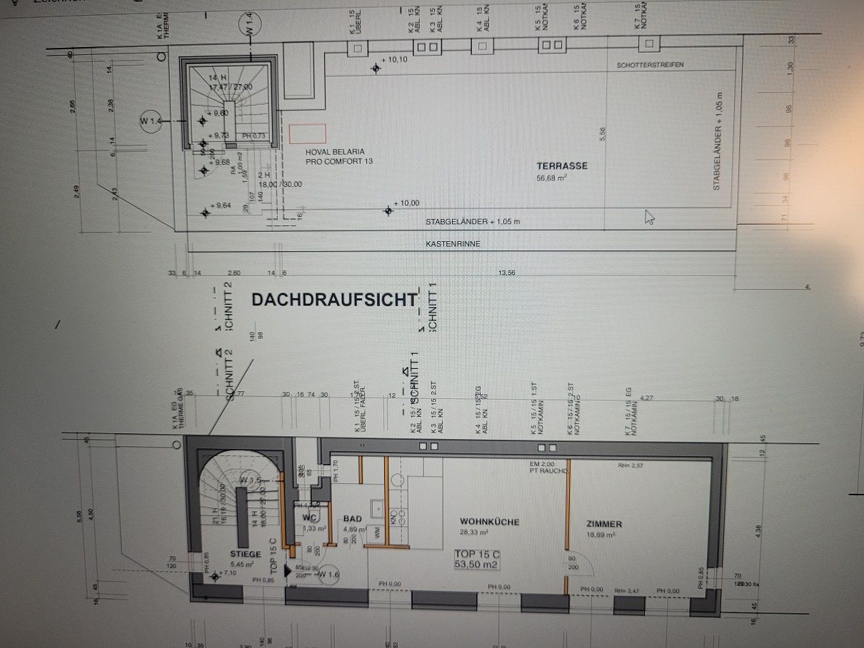 Ruhige, helle Dachgeschosswohnung mit grosser Dachterrasse