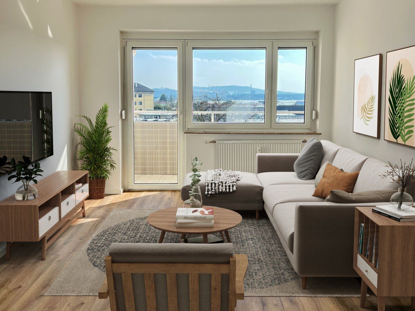 Wunderschöne, renovierte 3-Zimmer-Wohnung in Kalsdorf nahe dem Hauptplatz - mit Loggia und Parkplatz