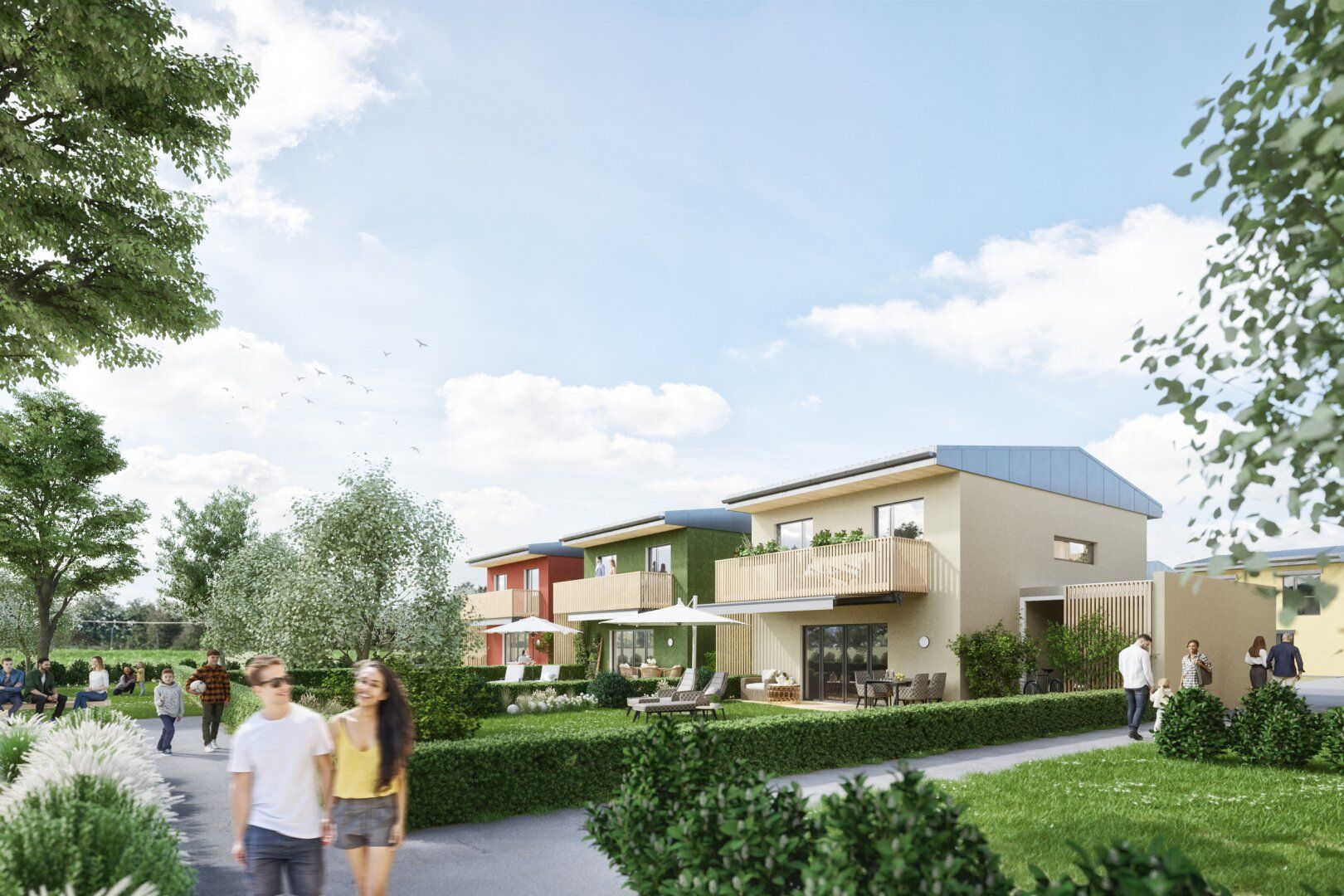 Aufgepasst: Sonniges Einfamilienhaus mit kleinem Garten. (Belagsfertig)