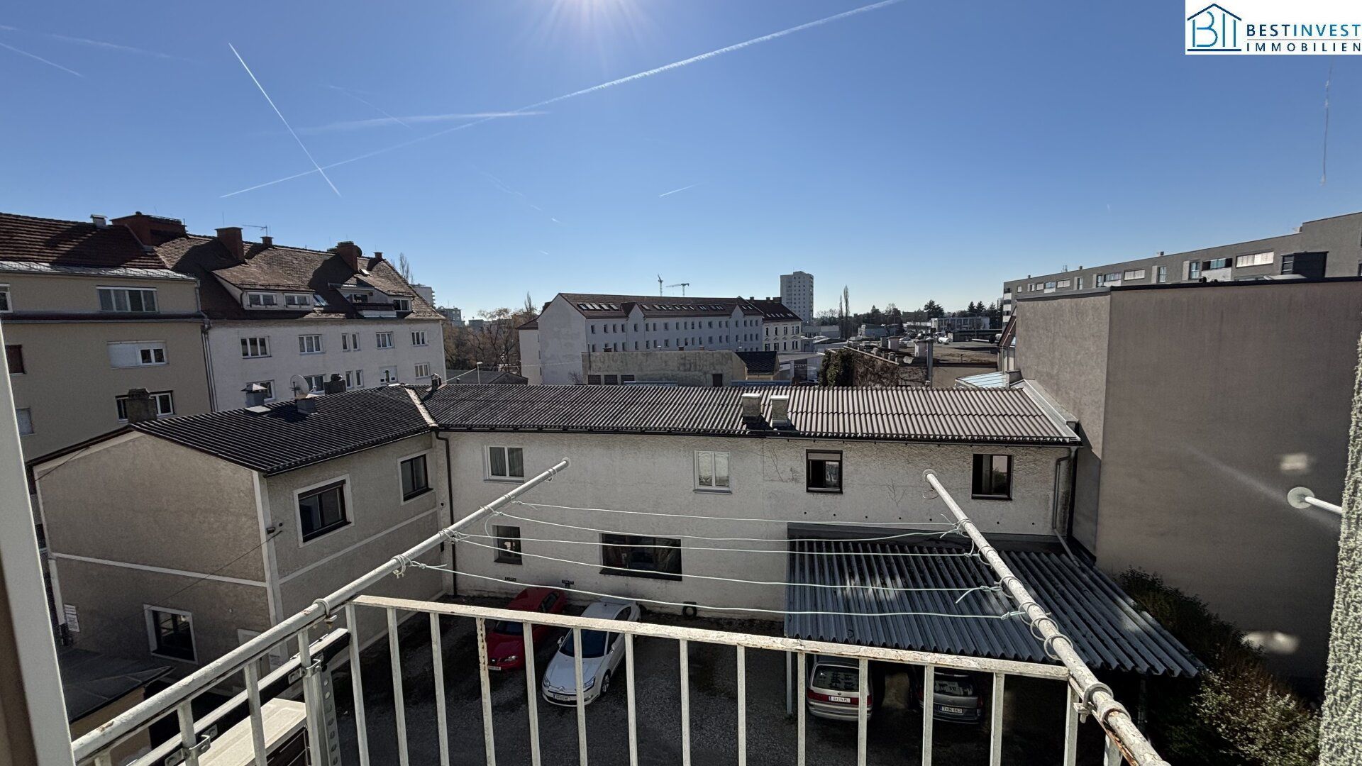 Wohnung mit Klimaanlage und Balkon | 2 Zimmer + Küche | FH&HBF Nähe
