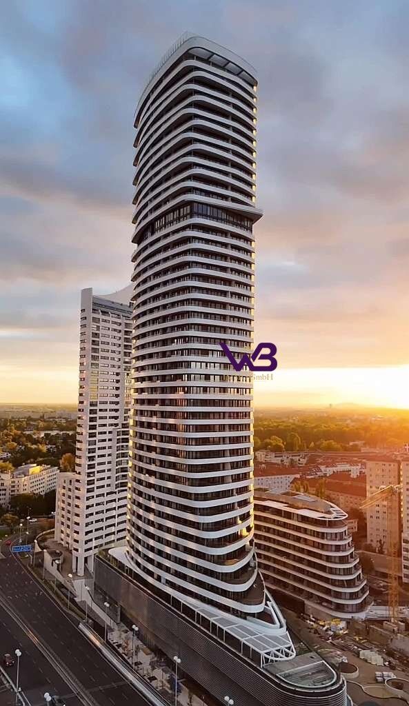 DANUBE FLATS -10. Stockwerk-Exklusives Wohnen im höchsten Wohnturm Wiens!