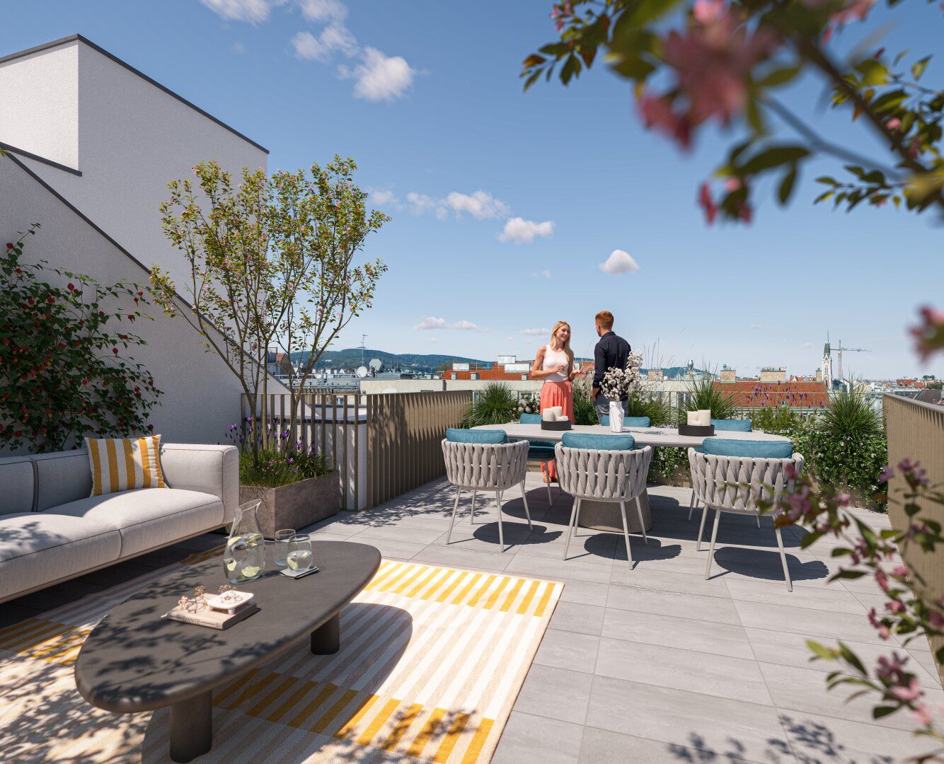 Licht. Freiheit. Rückzug. - 3 Meter Raumhöhe & private Dachterrasse nahe Yppenplatz - Wohnen, das inspiriert