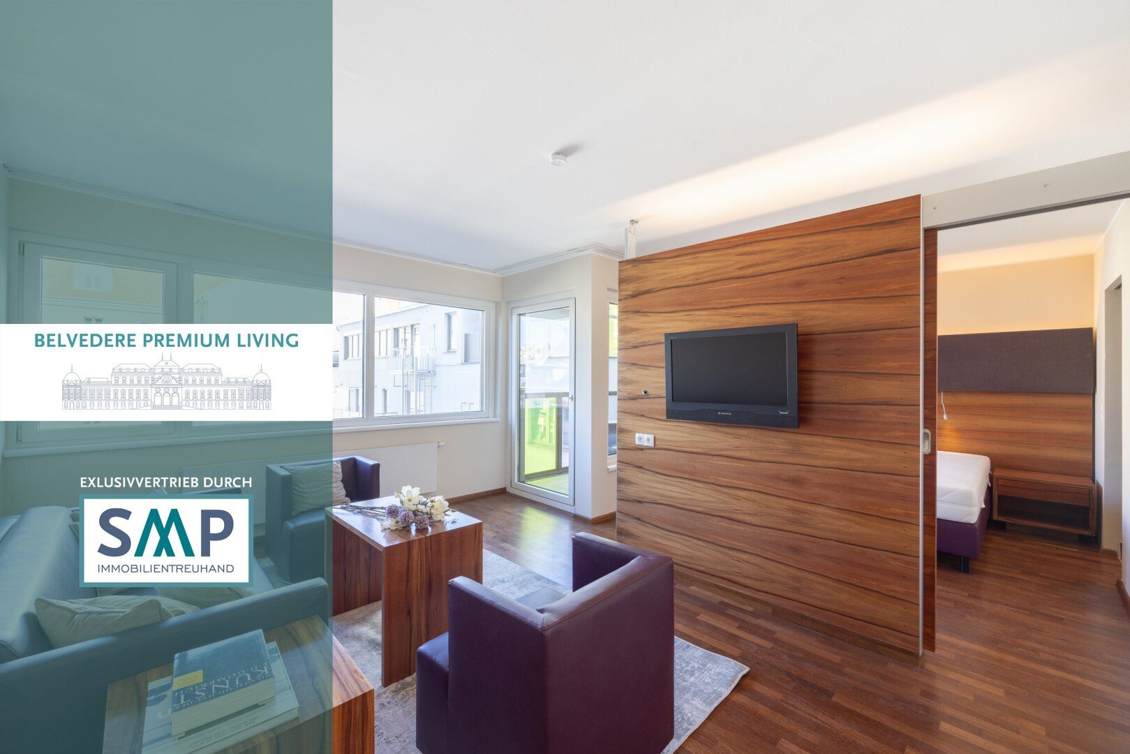 Belvedere Premium Living: 2-Zi. Whg. & Loggia
