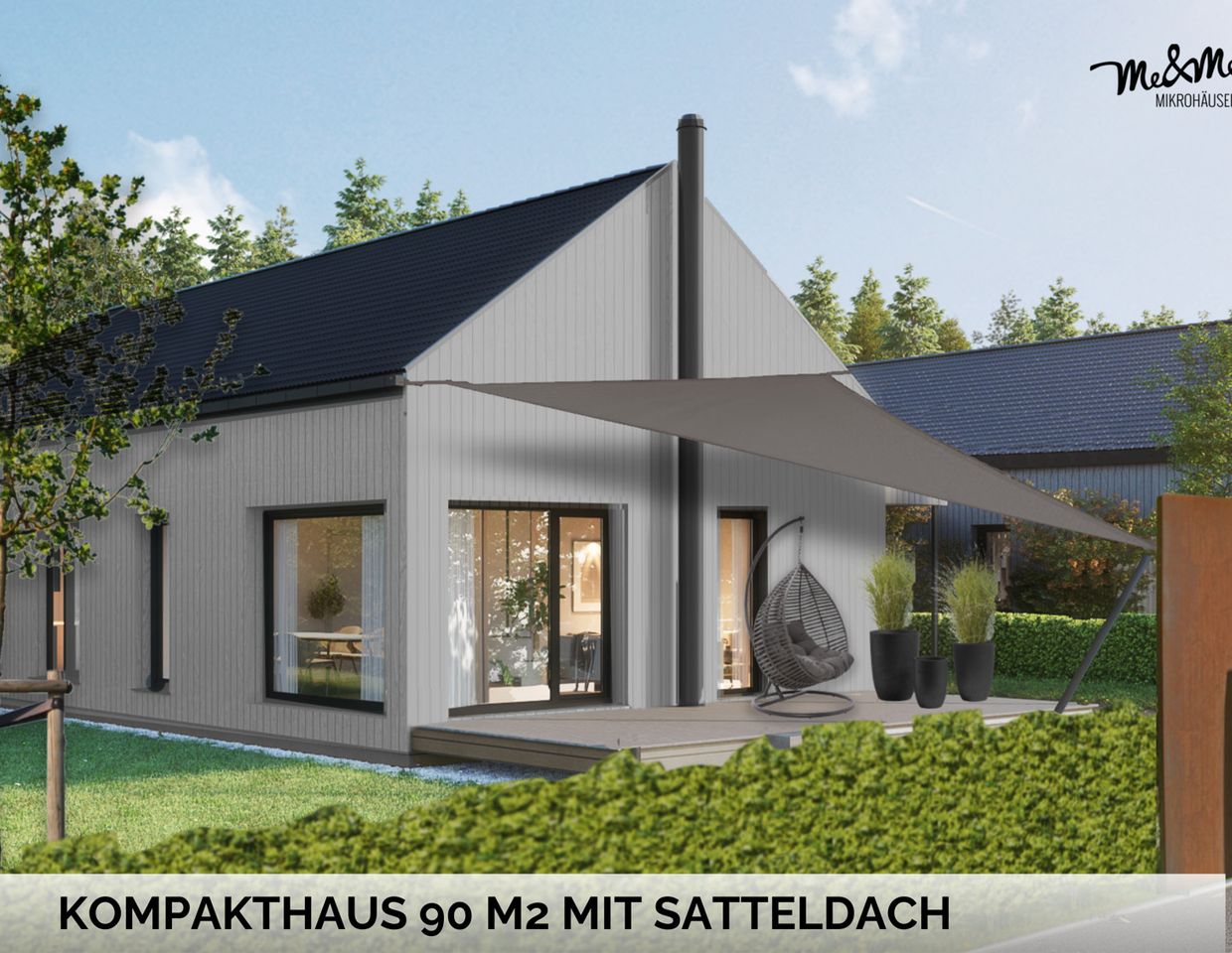 Dein ME & ME Mikrohaus 90 m2 mit 3 Zimmer Weniger ist mehr! Made in Austria!