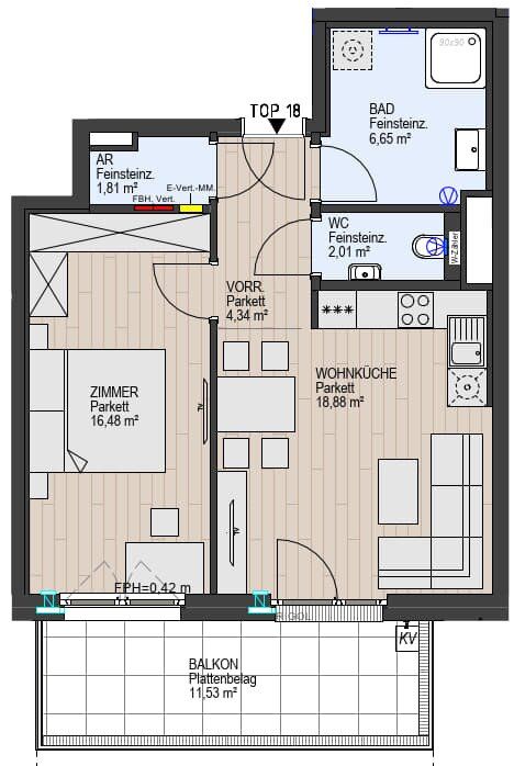 Wohnung – Wien - Ansicht 3