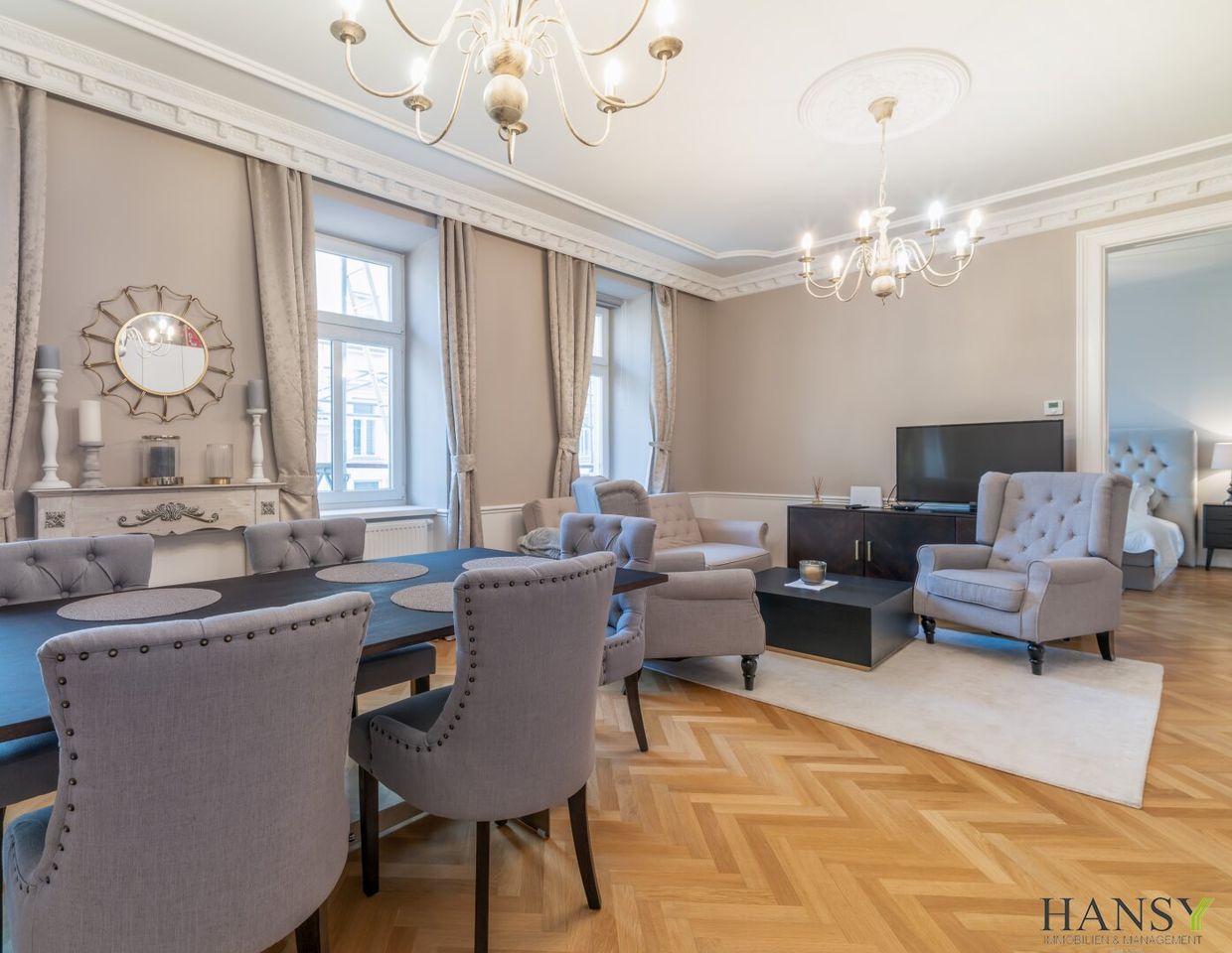 Moderne und repräsentative Wohnung mit 3 Zimmern, 2 Bädern und hochwertiger Ausstattung!