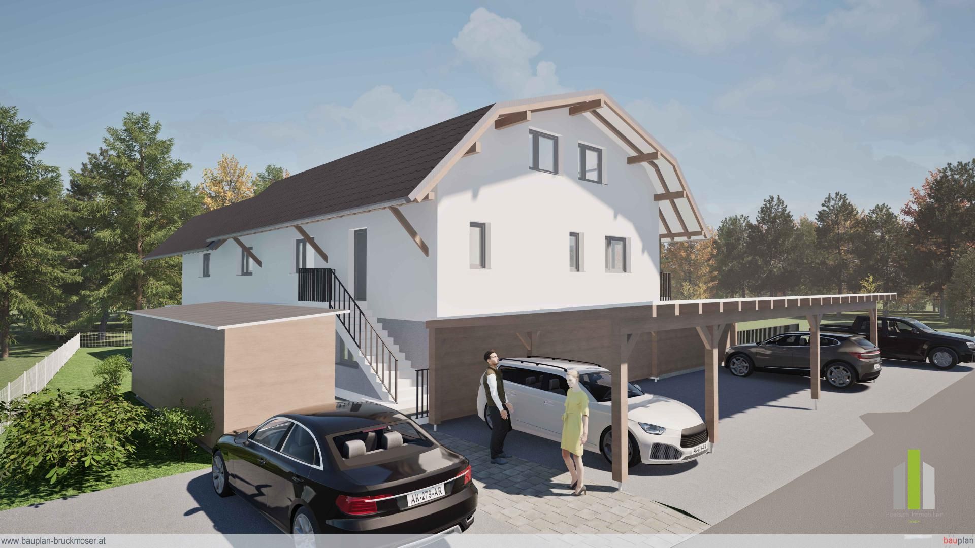 Bauvorhaben: Hochwertige Reihenhäuser mit Carport in bester Lage!