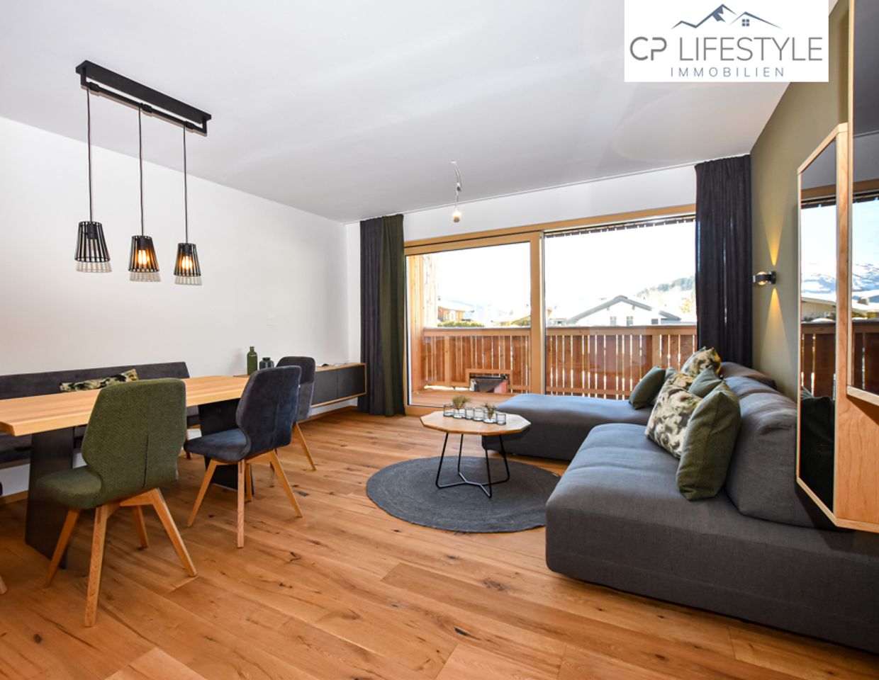 Vollmöblierte 76 m² Neubauwohnung in schöner Aussichtslage - Top 3 im 1. Obergeschoss