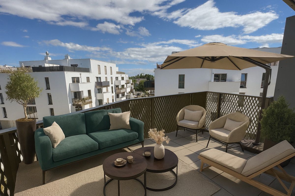 Preis jetzt sichern! Provisionsfrei und Erstbezug in der Nähe vn U1 mit MEGA BALKON