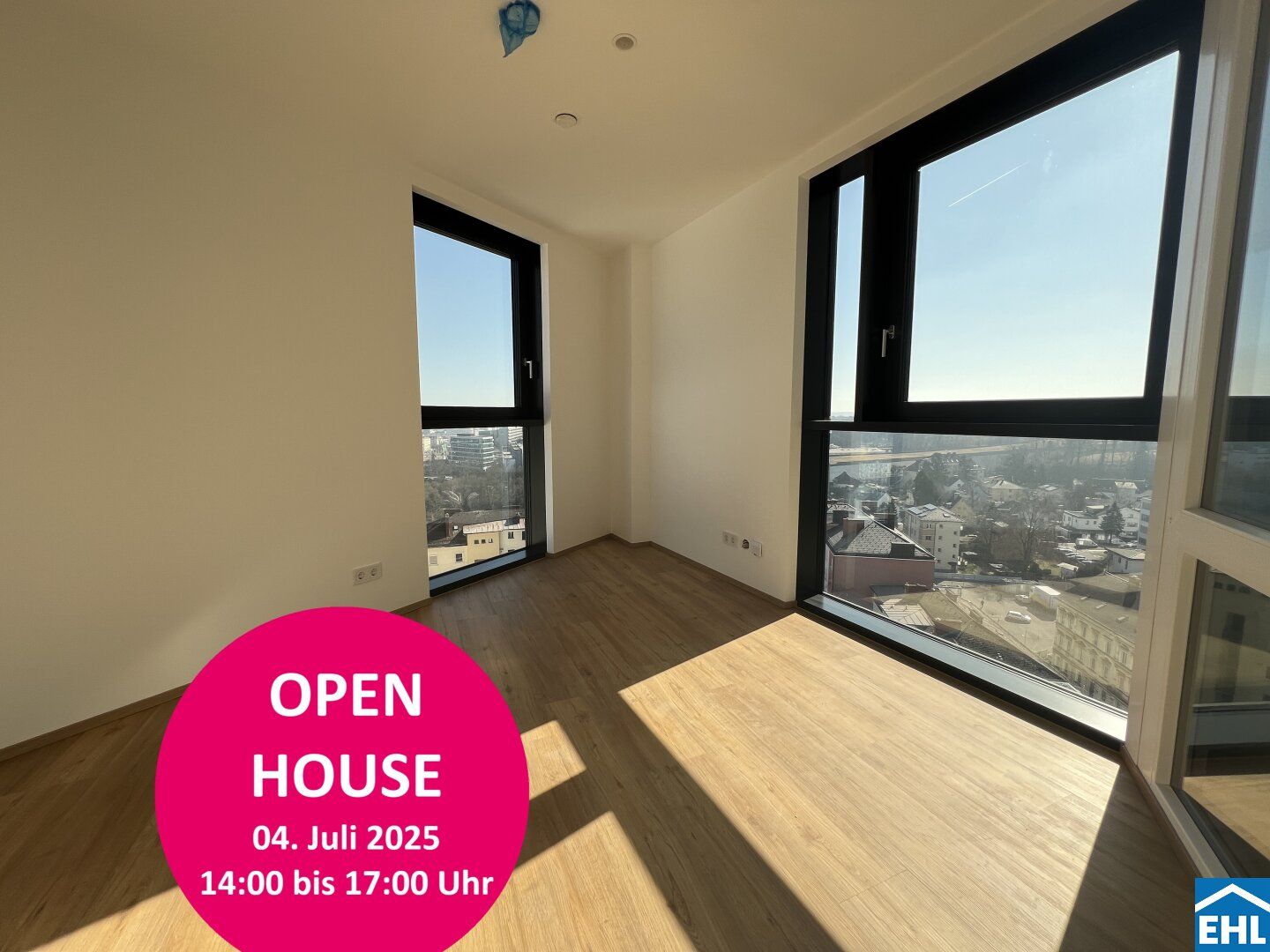OPEN HOUSE AM FREITAG 04.07 von 14.00 Uhr bis 17.00 Uhr - Bulgariplatz 11 OHNE VORANMELDUNG