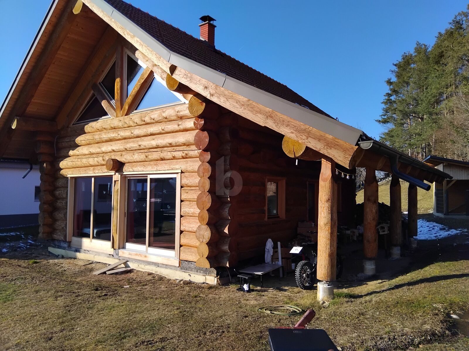 Preisreduktion! KANADISCHES BLOCKHAUS - NATURIDYLLE PUR