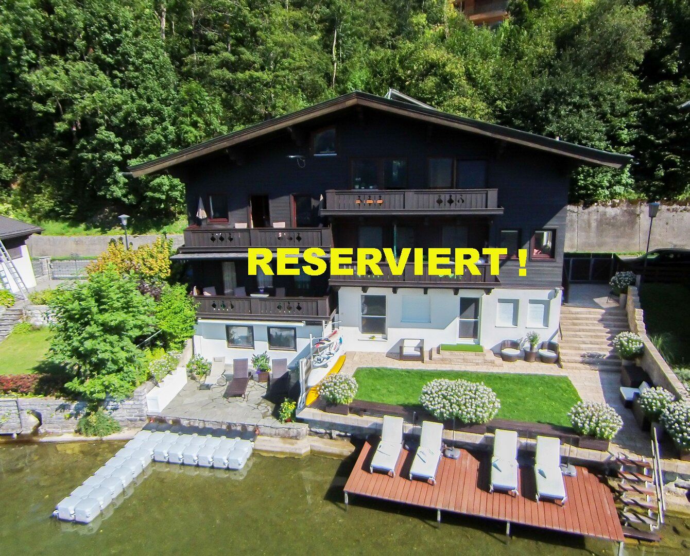 Seeliegenschaft mit spektakulärem Seeblick in Zell am See!