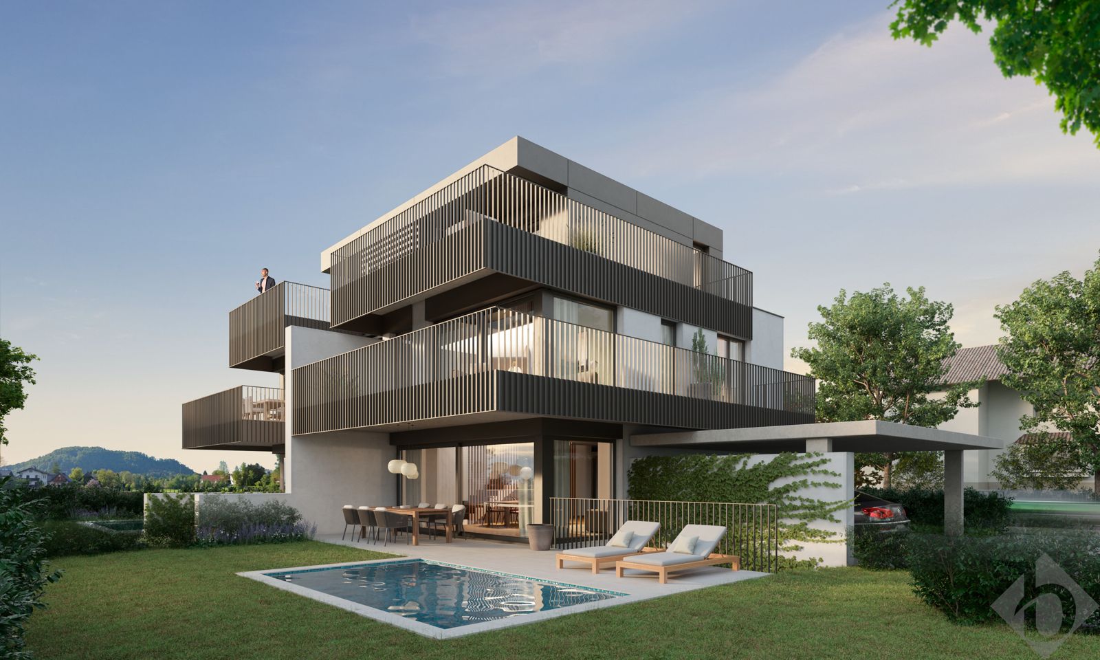 Architektentraum in bester Lage Aigens