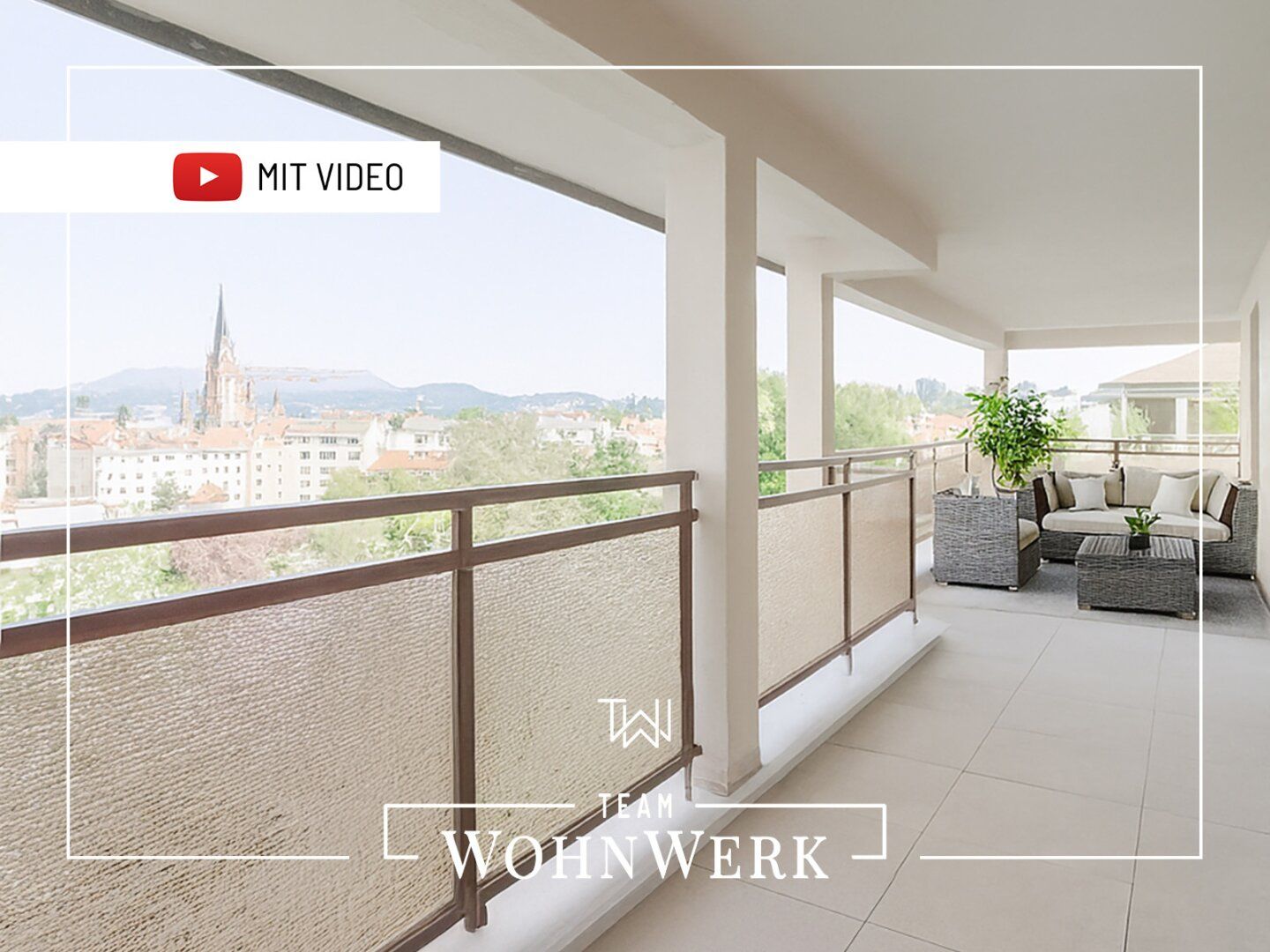 Exklusives Wohnjuwel über den Dächern von Graz - 5-Zimmerwohnung mit 100 m² Dachterrasse und Panoramablick