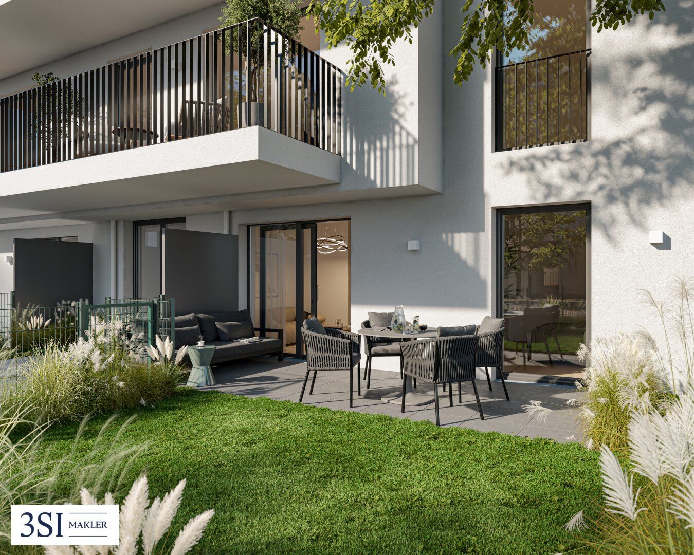 Die Symbiose: Ihre Traum-Gartenwohnung - 2 Zimmer-Erstbezug in ruhiger Lage
