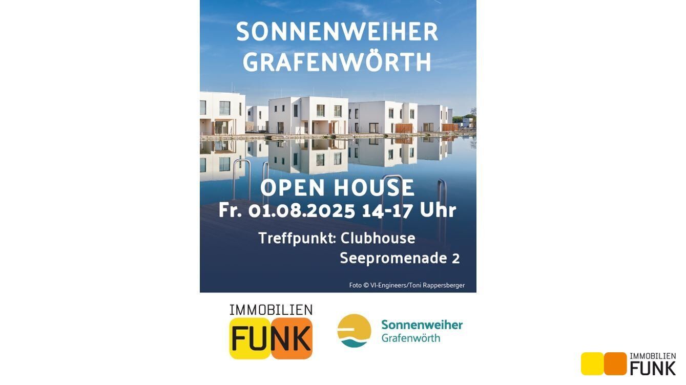Mein Haus am See. Sonnenweiher Grafenwörth. Open House am Fr.,1.8., 14 bis 17 Uhr.