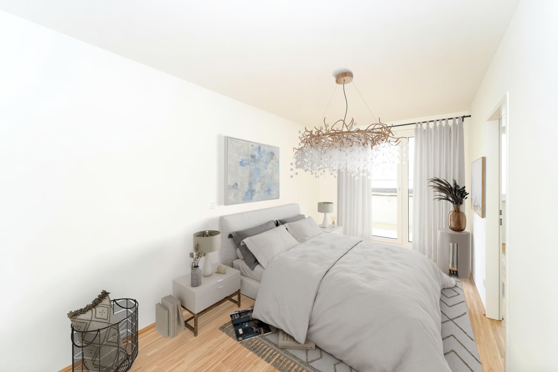 Erstbezug - Sonnige 2-Zimmer-Wohnung mit Loggia - zu mieten in 1020 Wien