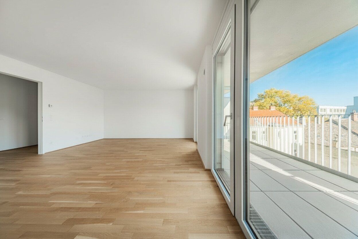 SOFORT EINZIEHEN >> charmante 3-Zimmer Anlegerwohnung mit bodentiefen Fenstern und 2 Balkone >> Top Anbindung - Ansicht 3