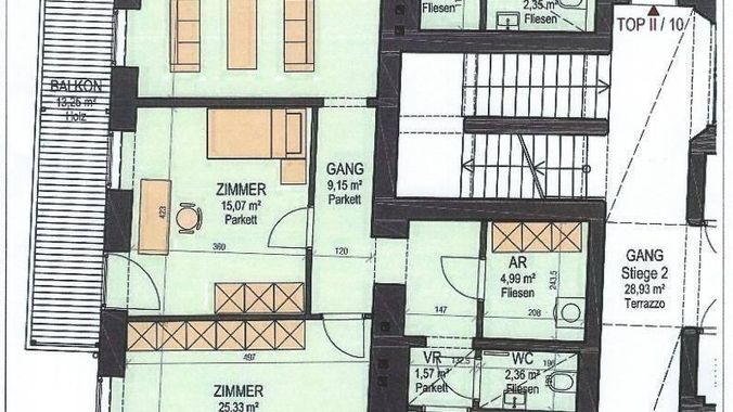 Wohnebene Plan