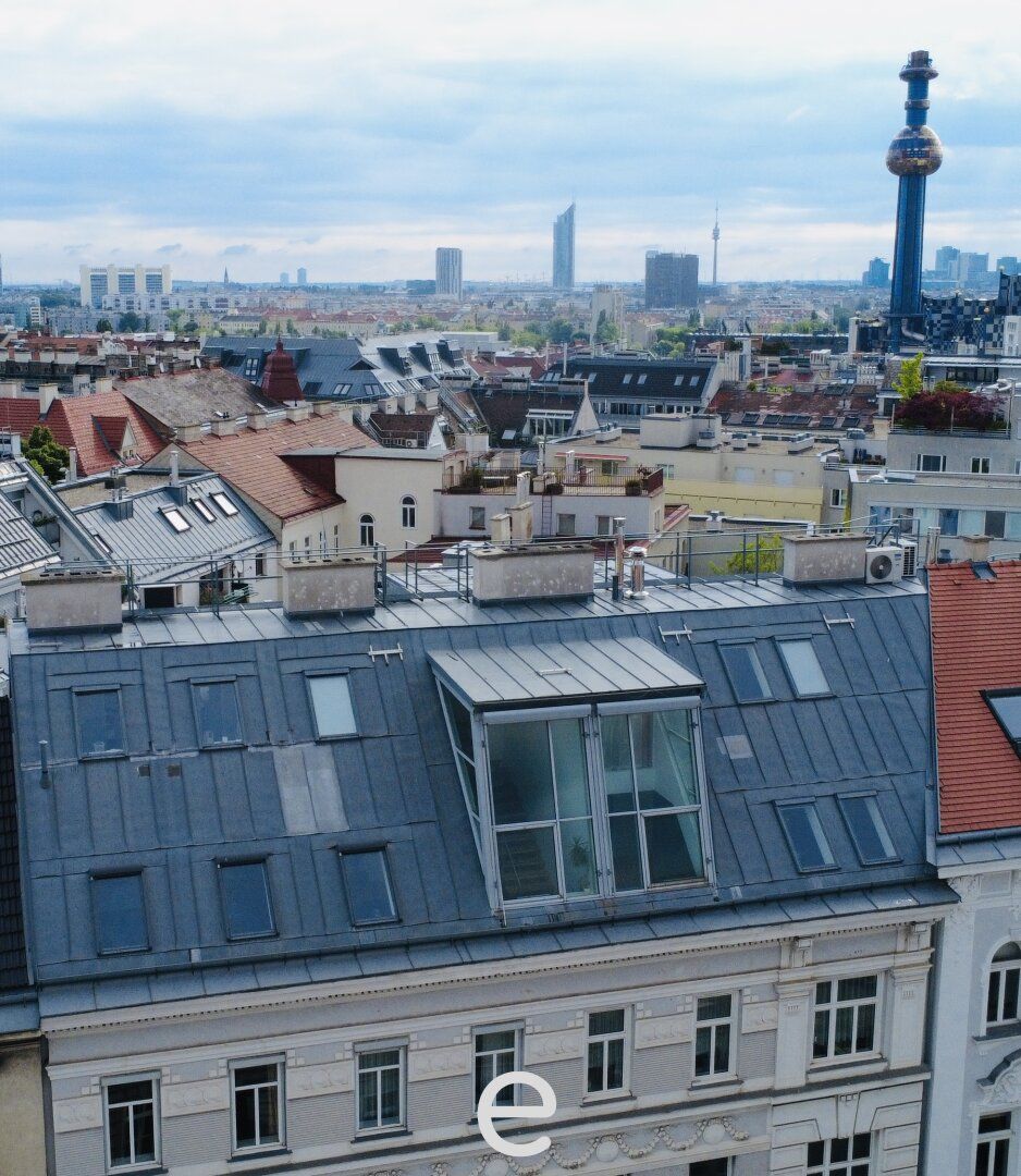 Exklusive Dachgeschoss-Maisonette mit Dachterrasse in Bestlage von Döbling
