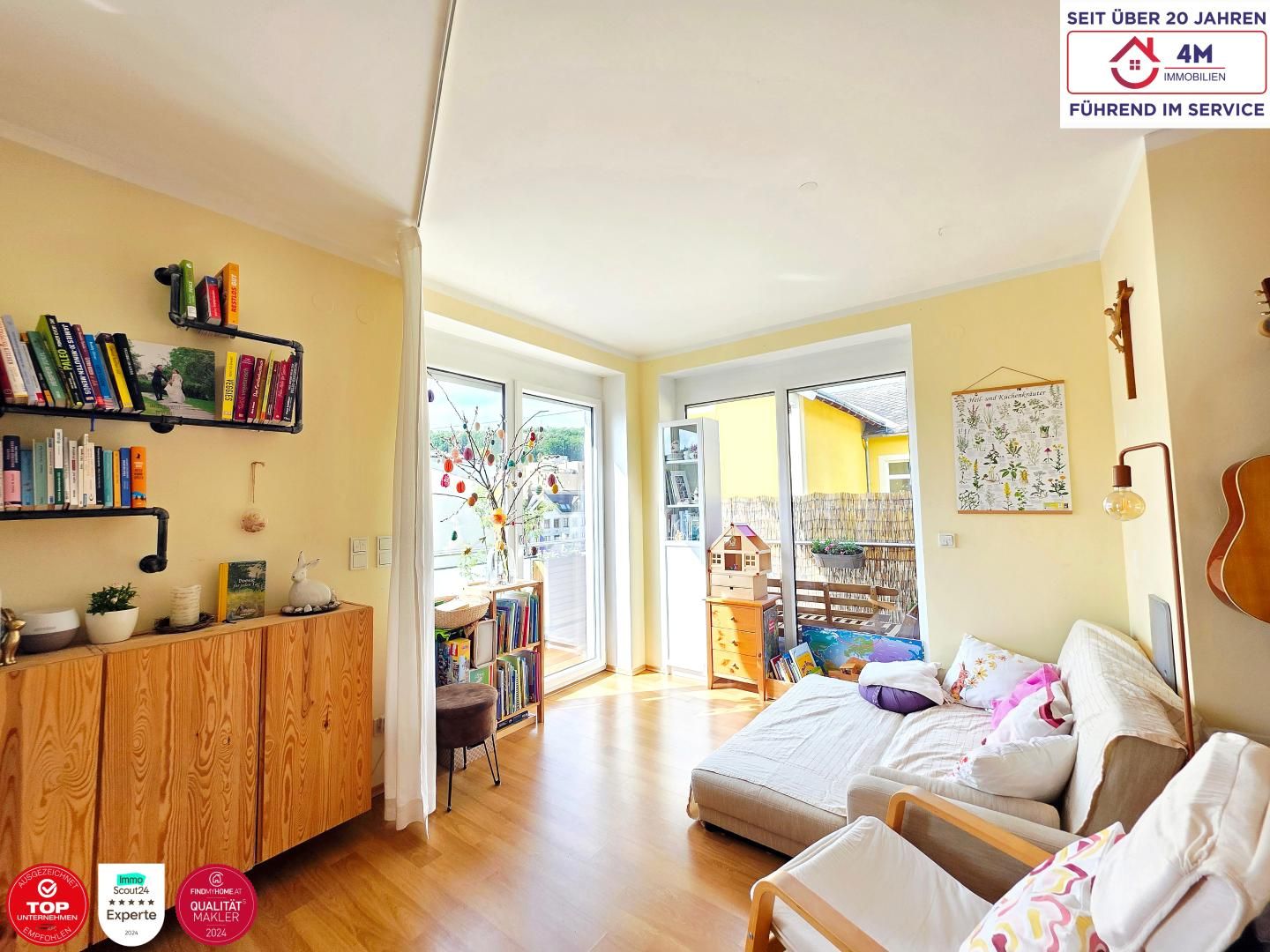 Dein Platz in der Sonne - 3 Zimmer Wohnung mit Terrasse & Tiefgarage