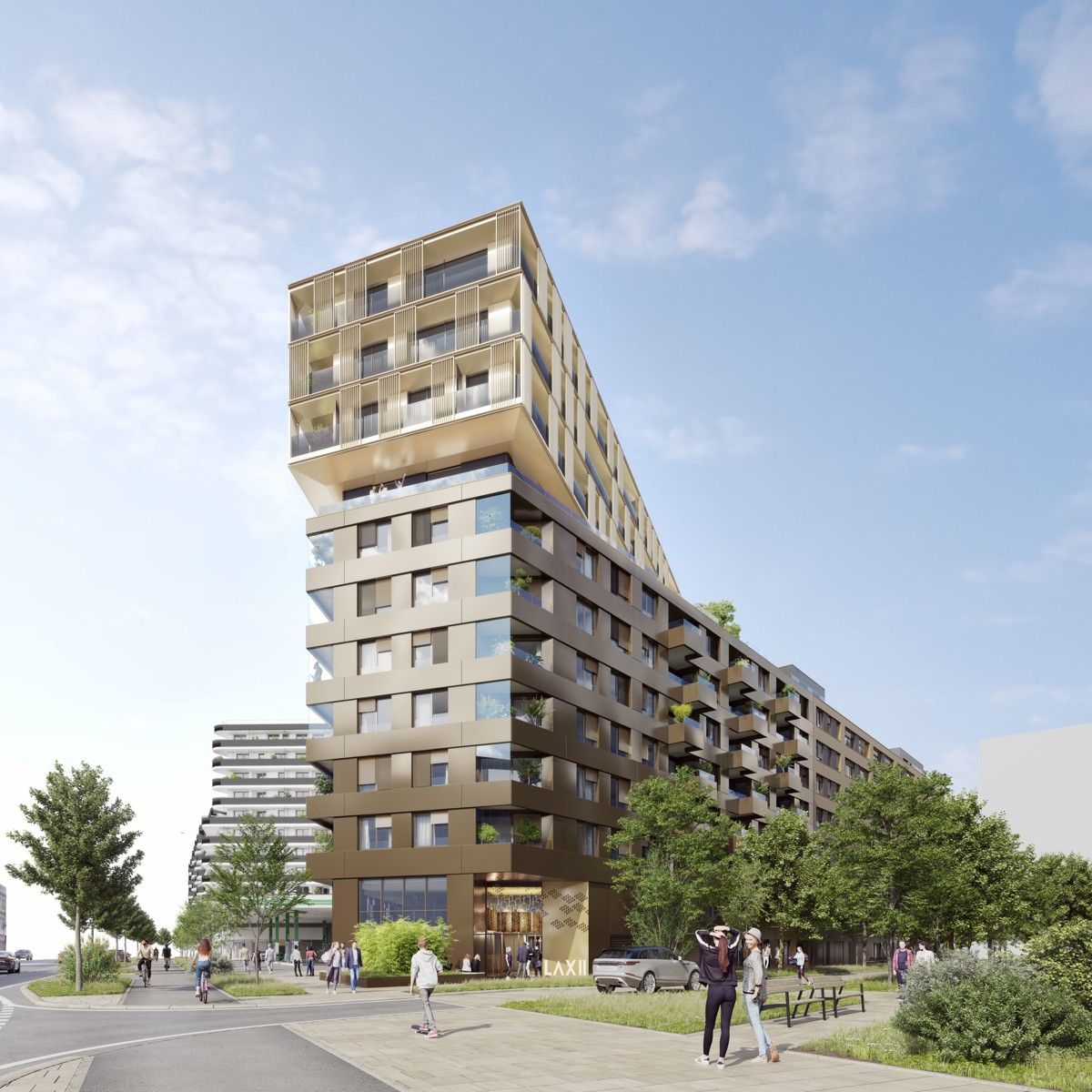 Big 4 room apartment in 7. Floor! Directly at the main train station: Commission-free + Completion in October