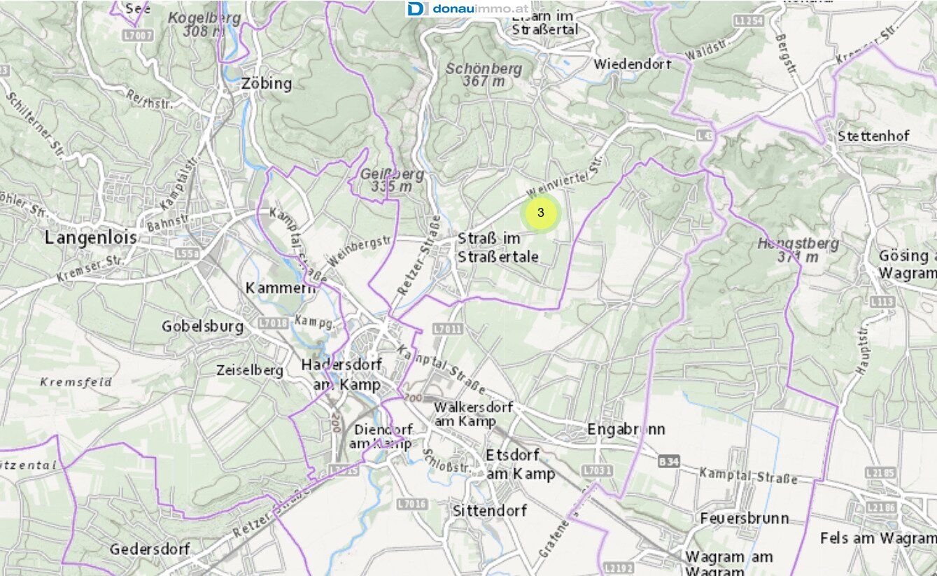 Straßer Hasel: 1,5 ha zertifizierter BIO Weingarten/Ackerboden in Straß am Straßertale zu verkaufen