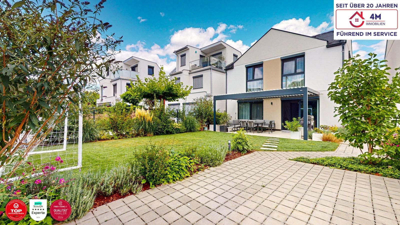 Privilegiertes Wohnen: Luxushaus mit Designermöbeln, Saunabereich & exklusivem Donauzugang