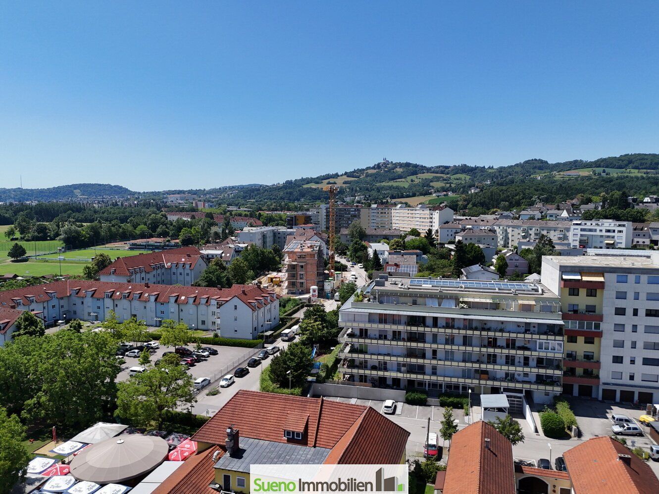 Premium Wohnung in Urfahr mit mega Balkon, Stellplatz, Gemeinschaftspool