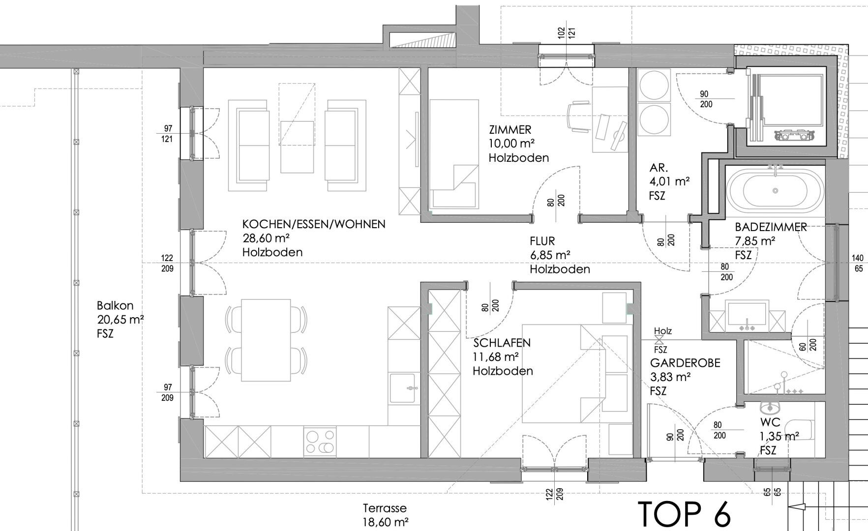 Wohnung – Anif, Bezirk Salzburg-Umgebung - Ansicht 4