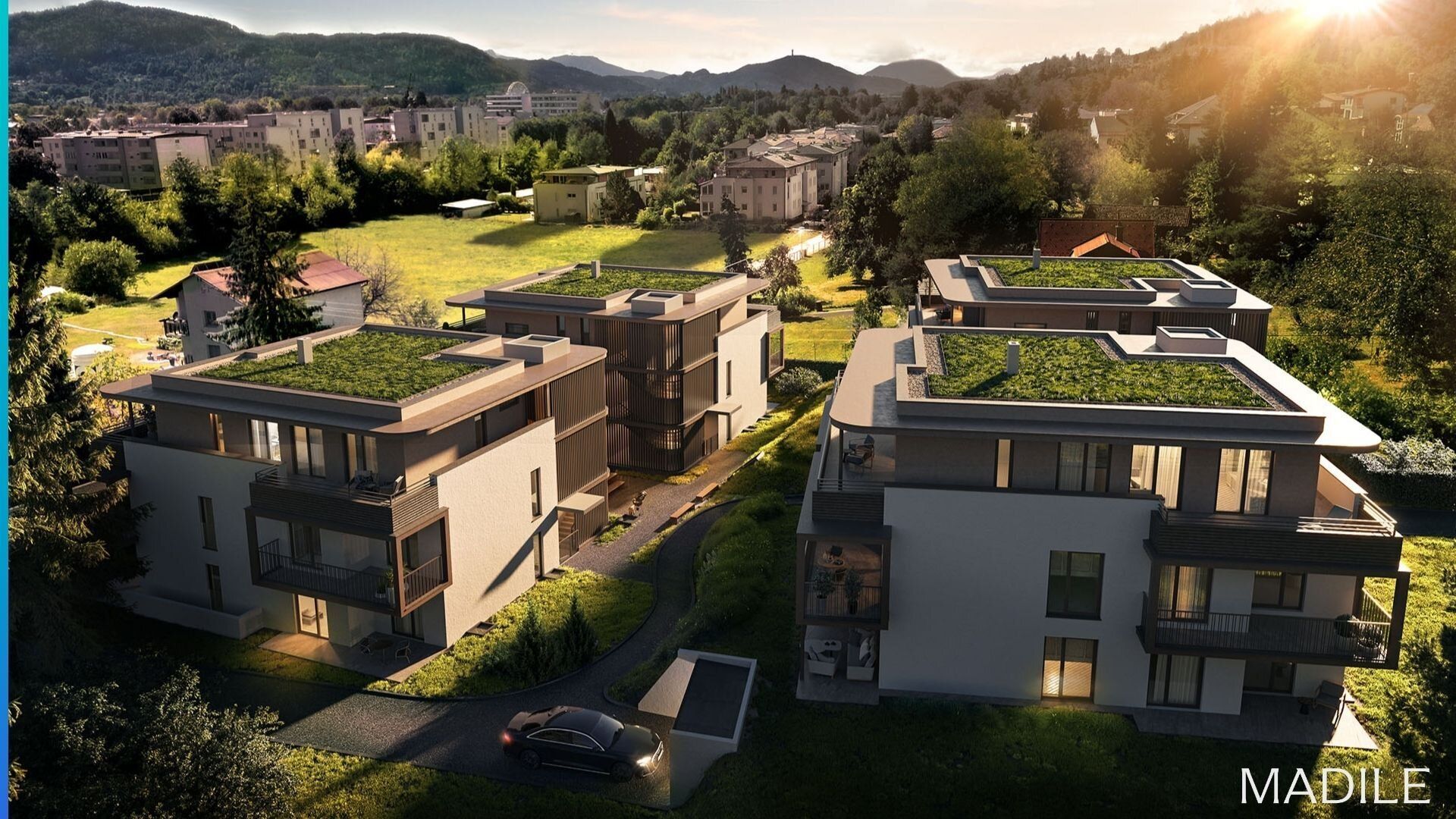 Kreuzbergl Villen - 4 Zimmer Gartenwohnung - Ein Projekt von MADILE