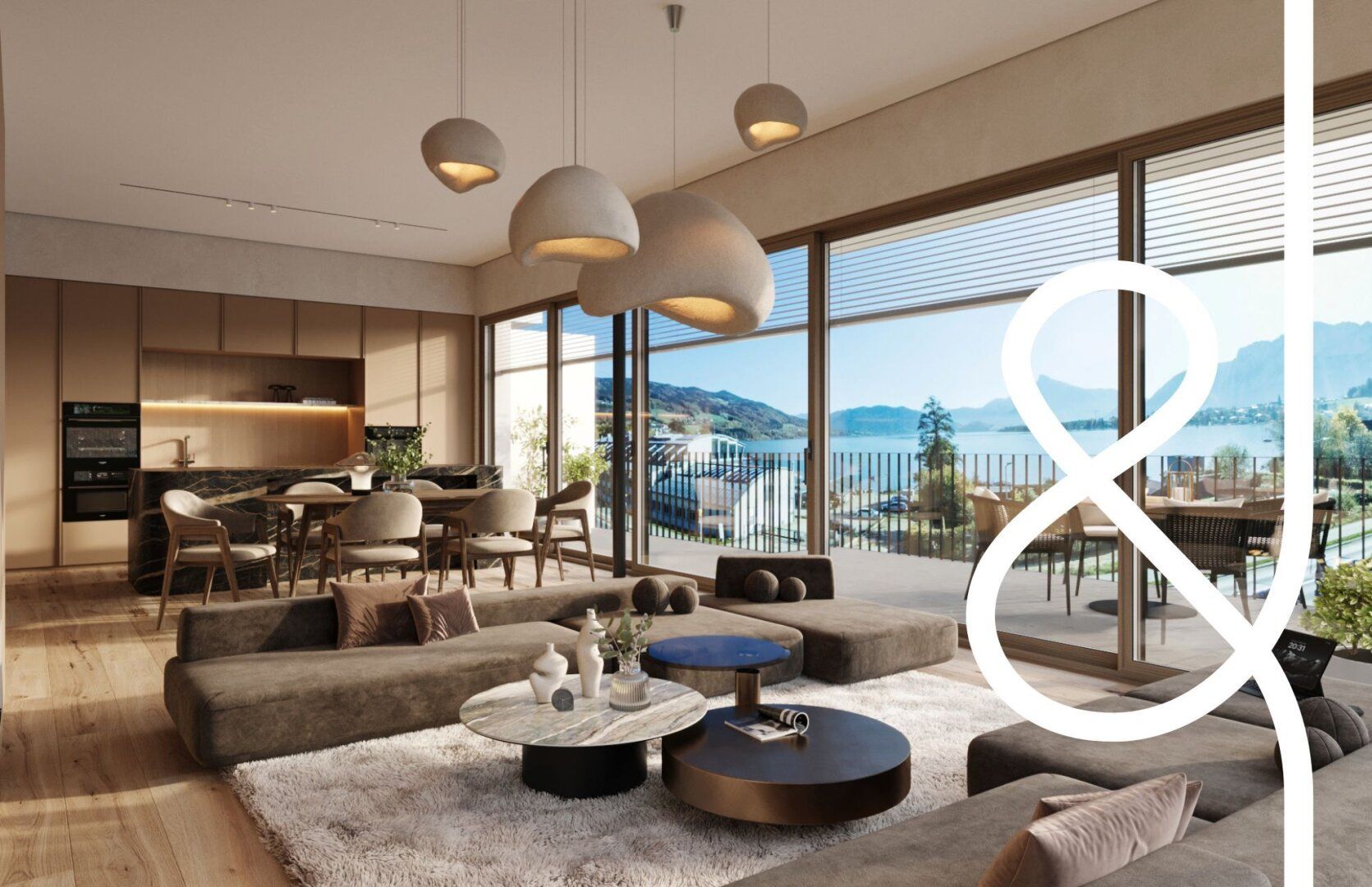 WOHNEN MIT STIL AM MONDSEE: MODERNE ARCHITEKTUR UND UNVERGLEICHLICHE AUSSICHTEN