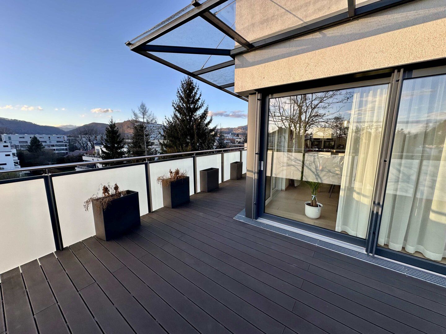 Exklusives Penthouse mit riesiger Dachterrasse und wunderschönem Weitblick über Graz nahe dem Schöckelbach im Grazer Bezirk Andritz