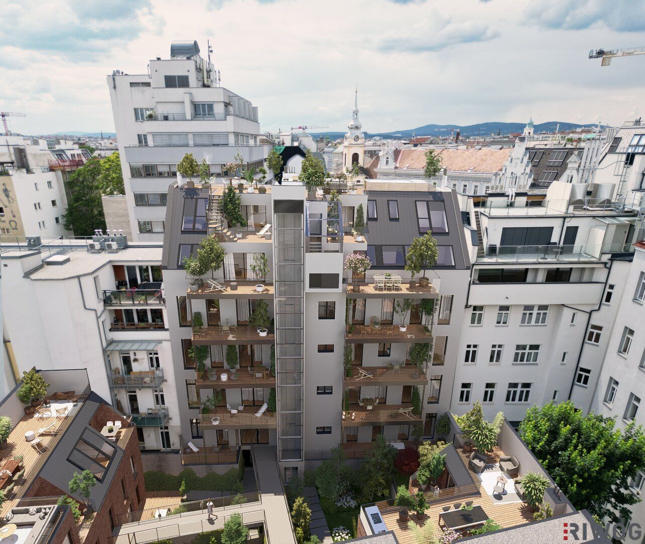 GROHGASSE 10 | einzigartige 2-Zimmer Altbauwohnung mit Garten in absoluter Hofruhelage | Fernwärme plus Bodenkühlung