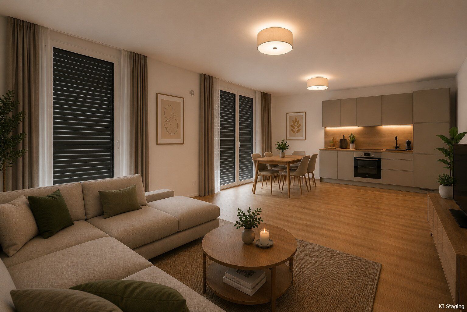 SOFORT EINZIEHEN >> charmante 3-Zimmer Anlegerwohnung mit bodentiefen Fenstern und 2 Balkone >> Top Anbindung - Ansicht 2