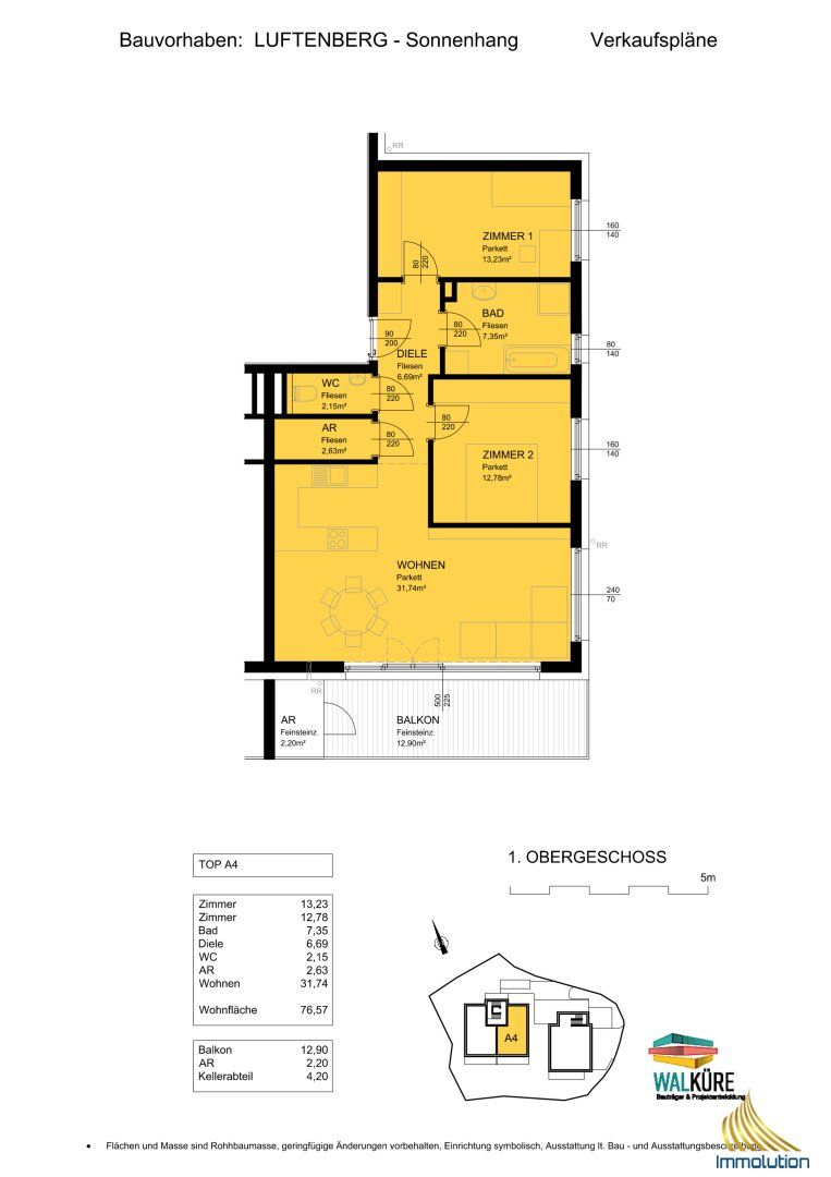 Wohnung – Luftenberg an der Donau, Statzing - Ansicht 5