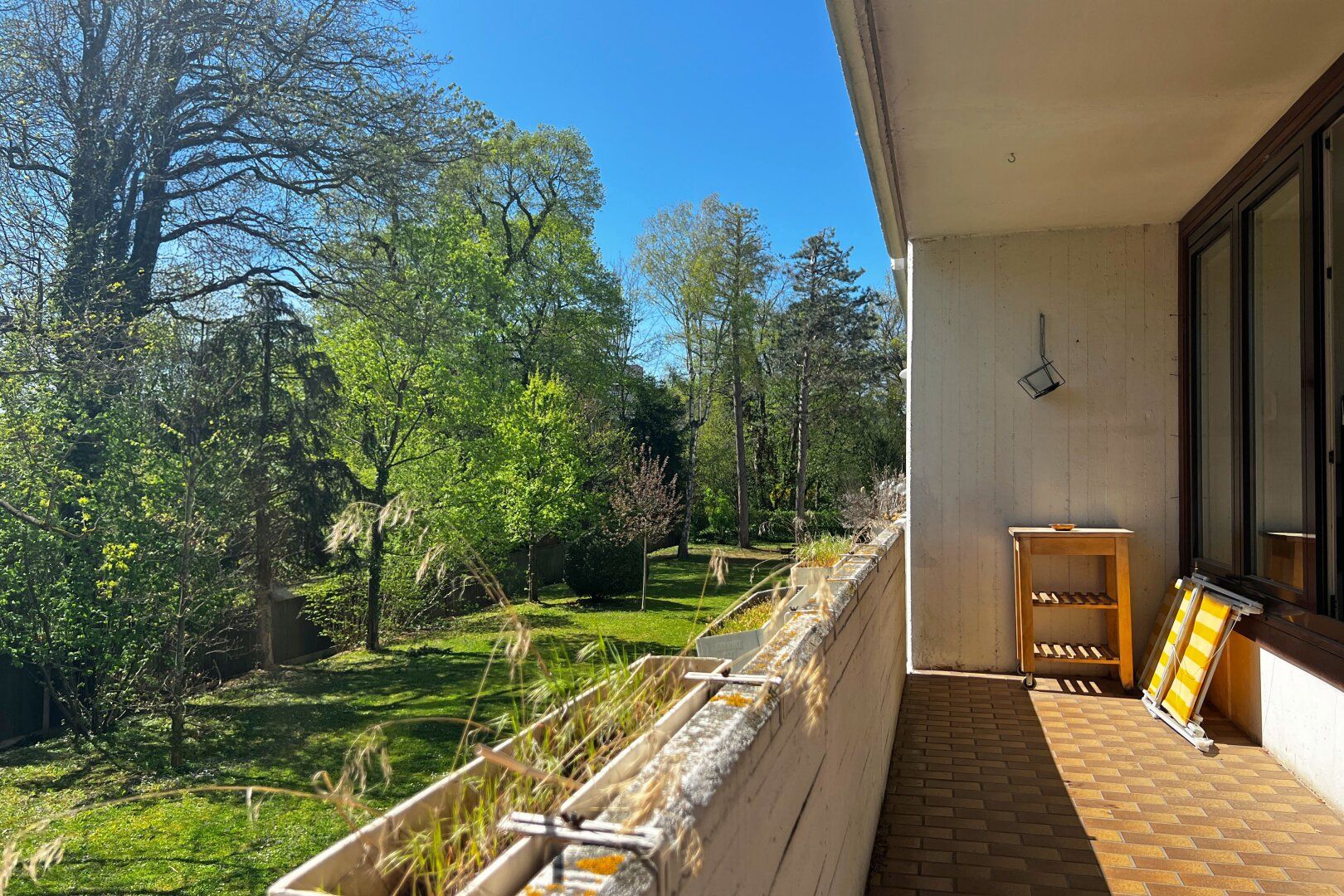 Sonnenloggia & Dachpool: 2-Zimmer-Wohnung im Grünen am Wolfersberg