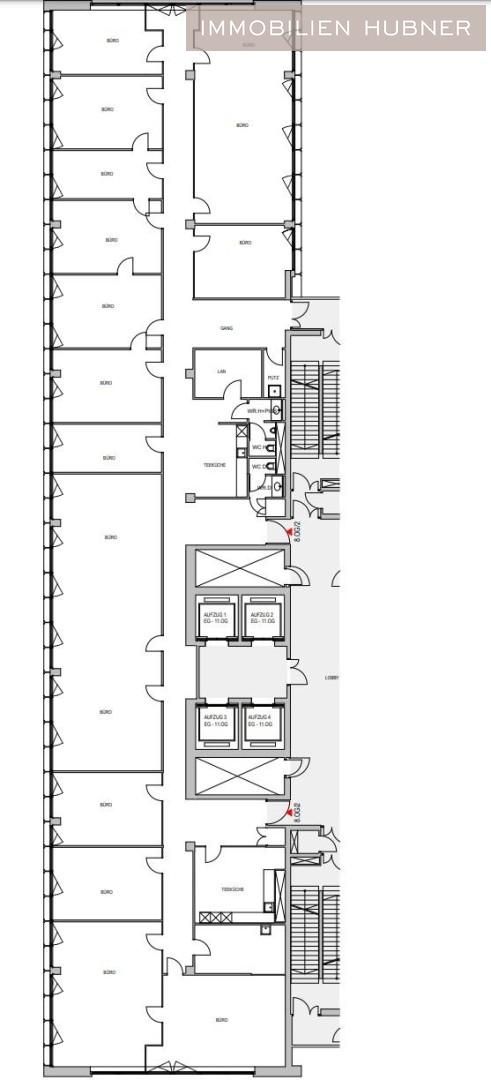 Bürofläche ++ ganzes Stockwerk ++ Ares Tower ++ direkte U1 Anbindung - Ansicht 3