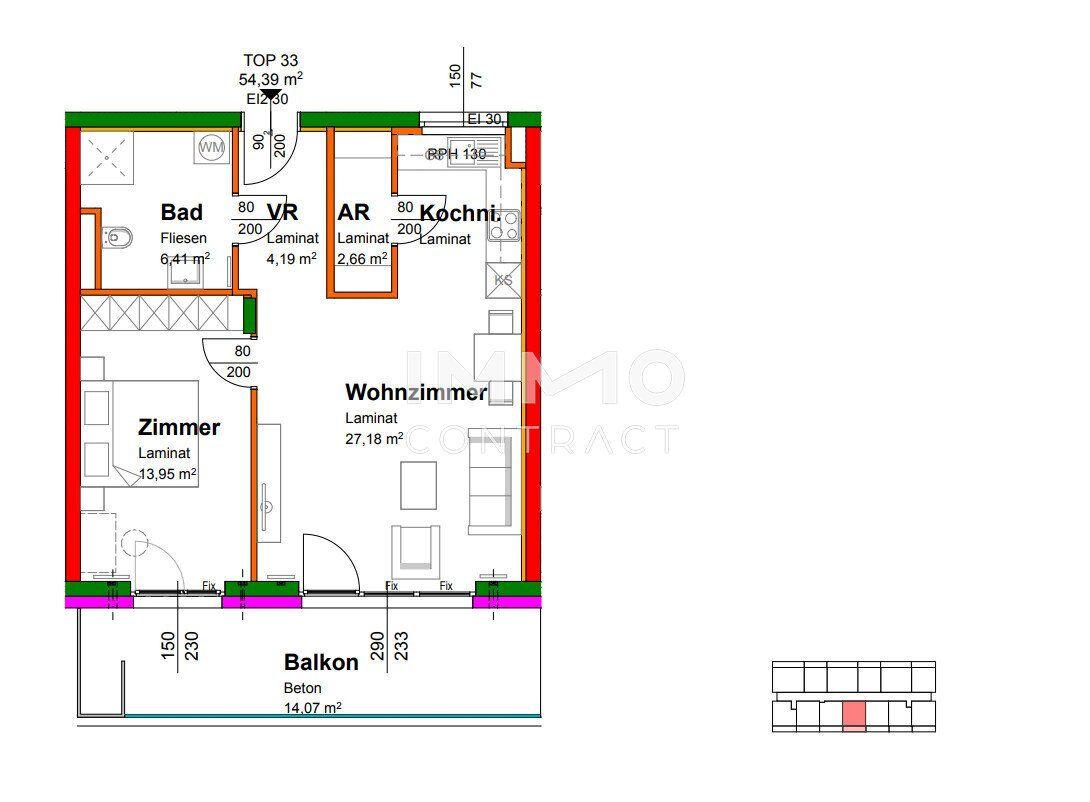 Wohnung – Krems an der Donau - Ansicht 2