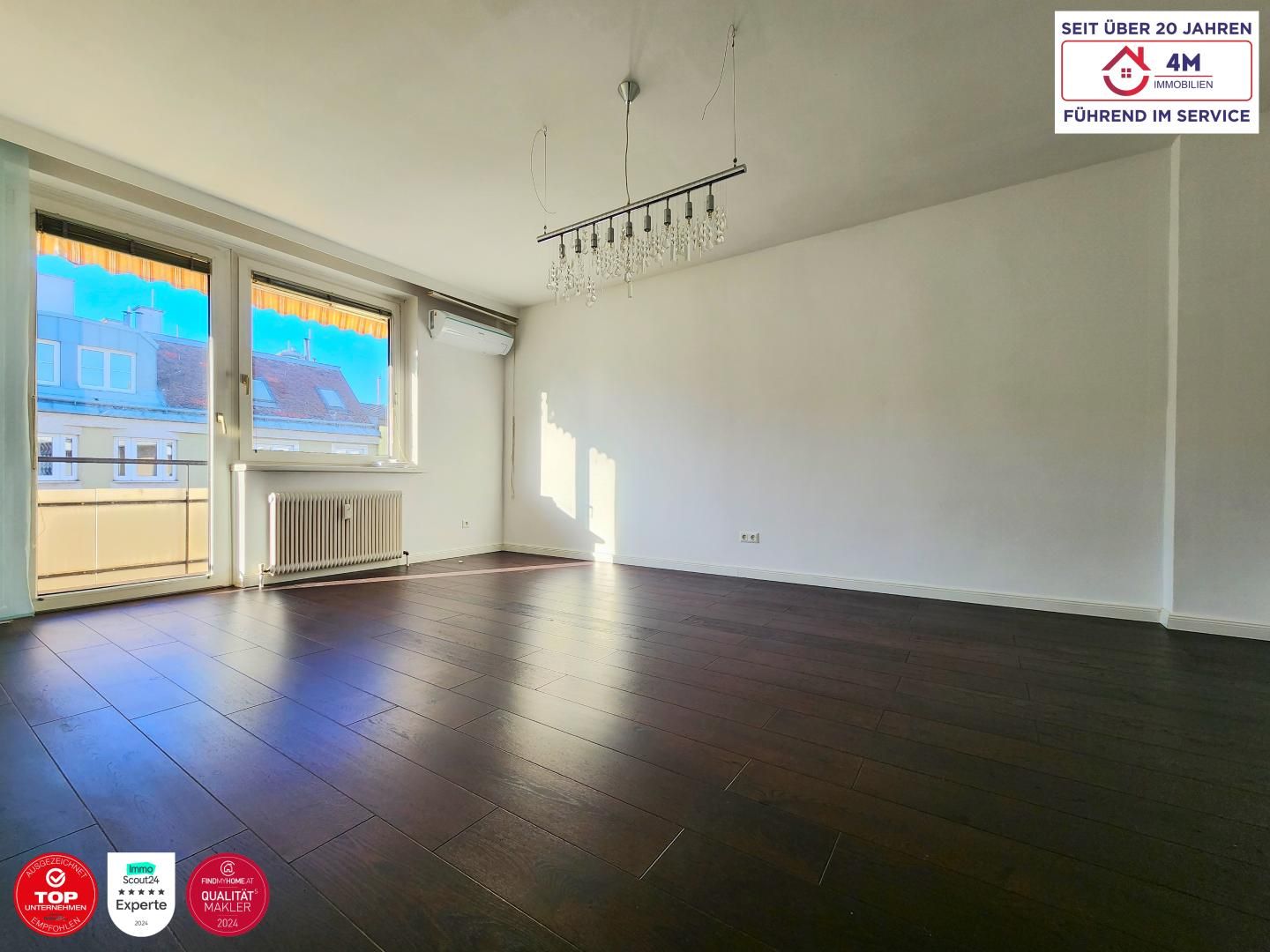 Sonnendurchflutete 3-Zimmer-Wohnung mit großer Loggia, Ost-West-Ausrichtung & guter Anbindung