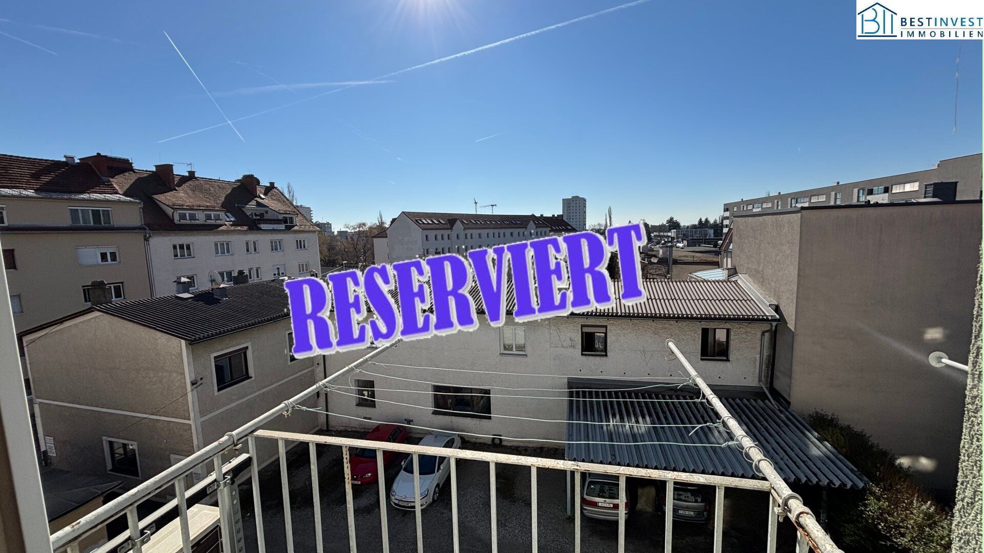 Wohnung mit Klimaanlage und Balkon | 2 Zimmer + Küche | FH&HBF Nähe