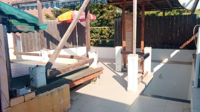 Terrasse mit Gartenblick