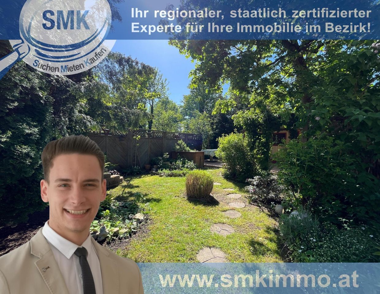 3-Zimmer-Wohnung mit Eigengarten in grüner Lage!