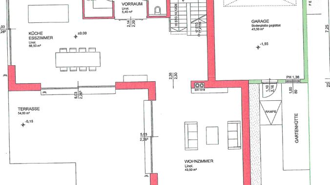 Plan Erdgeschoss