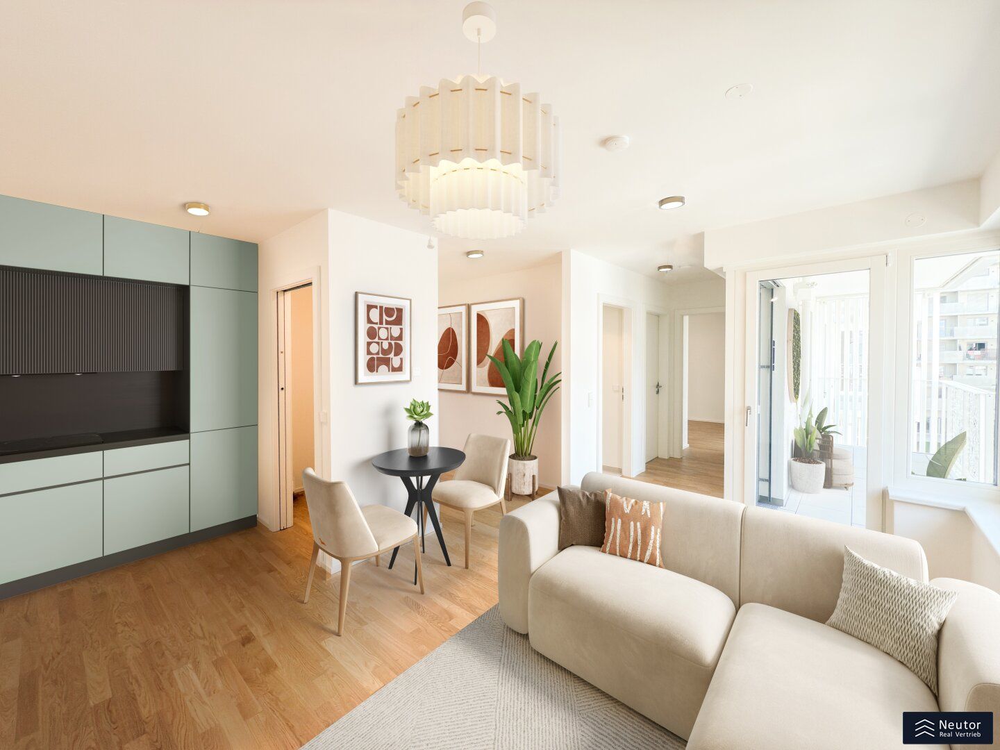 THE VILLAGE | VOLL MÖBLIERTE 2-ZIMMER-WOHNUNG MIT BALKON - READY TO MOVE IN - BEZUGSBEREIT AB 01.09.2025 - IM HERZEN DES 3. WIENER GEMEINDEBEZIRKS