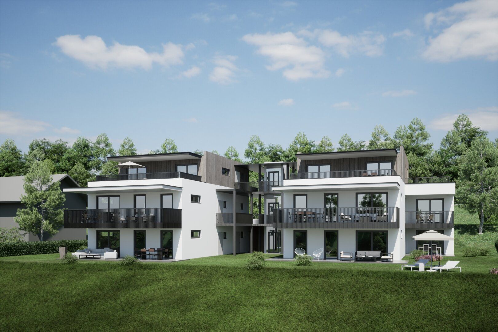 Design trifft Aussicht - Neubauwohnung mit Seeblick in Velden