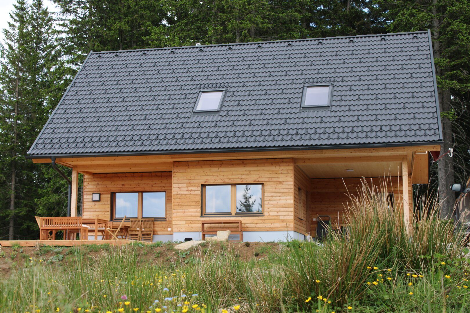 Wunderschönes Ferienhausprojekt in TOP-(AN)-Lage (Modriach) Haus A