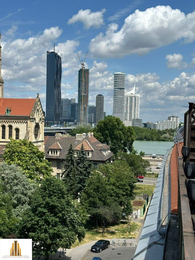 City-Blick! Dachterrassen-Singlewohnung mit Top-Aussicht! Nächst Prater-City