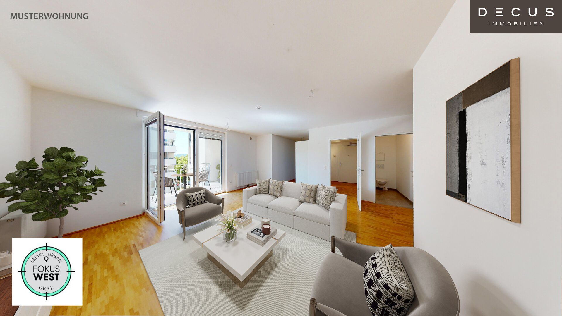 | ZWEI ZIMMER | SÜDBALKON | NÄHE FH JOANNEUM | FOKUS WEST